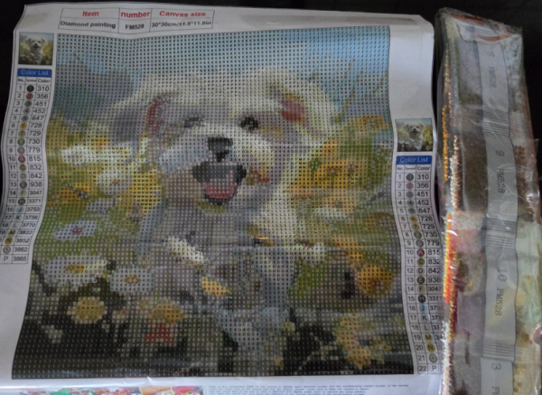 Diamond Painting Malteser Charlie